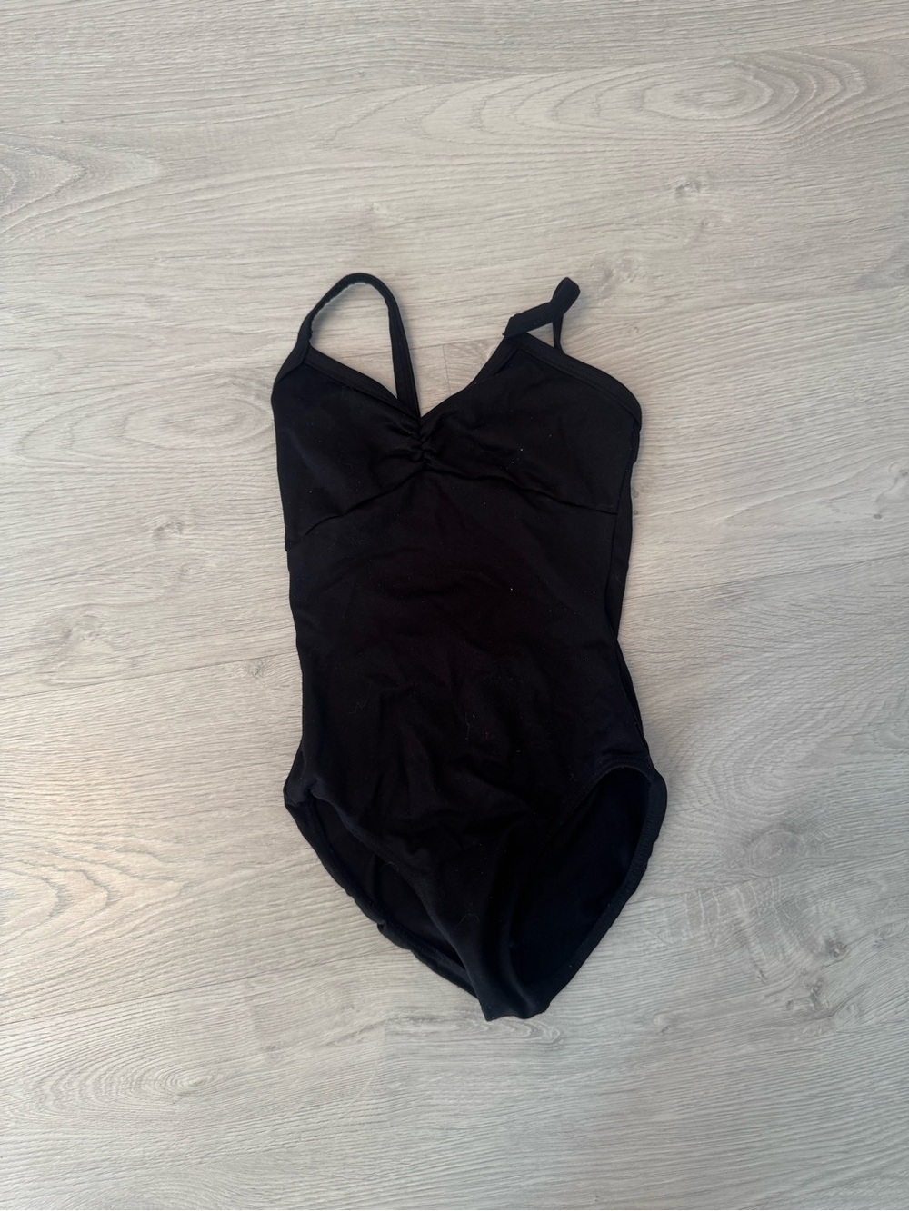 Black Girls' One-Piece Swimsuit - Classic Solid